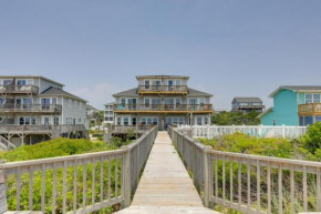 Oceanfront Emerald Isle Escape with Private Hot Tub!
